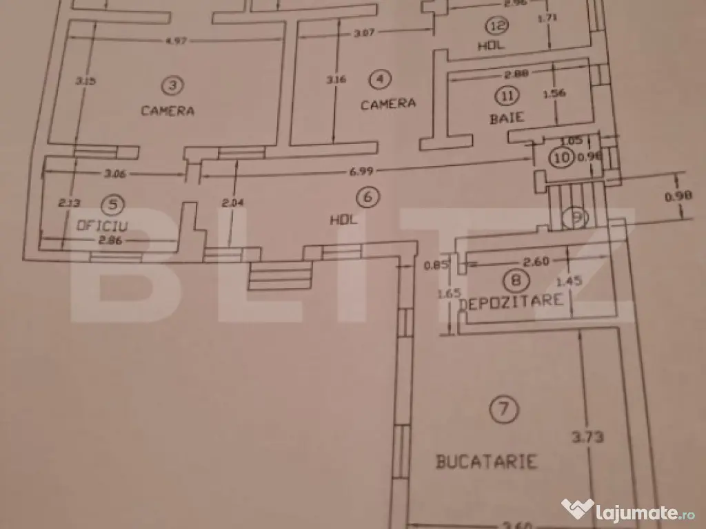 Casa de 4 camere, 110 mp utili, teren 550 mp, Lugojului