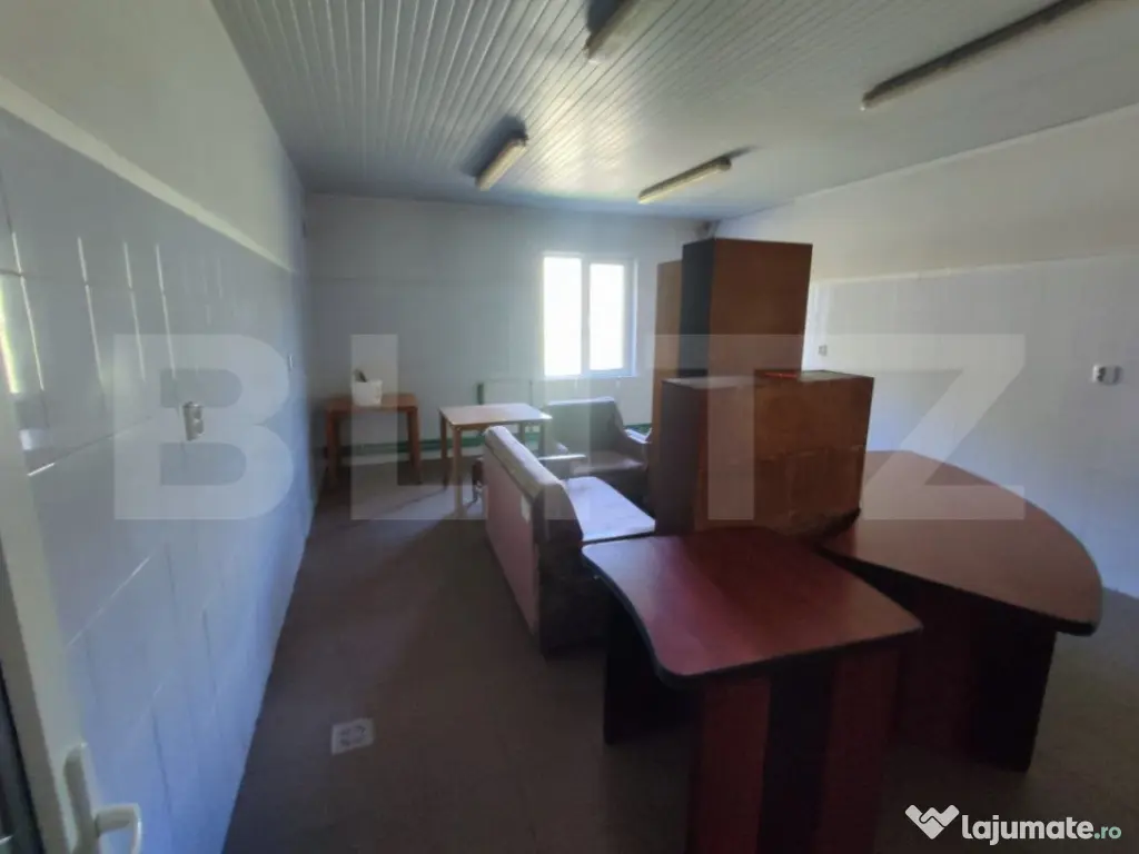 Hale si teren ,curte betonata , destinatii multiple 