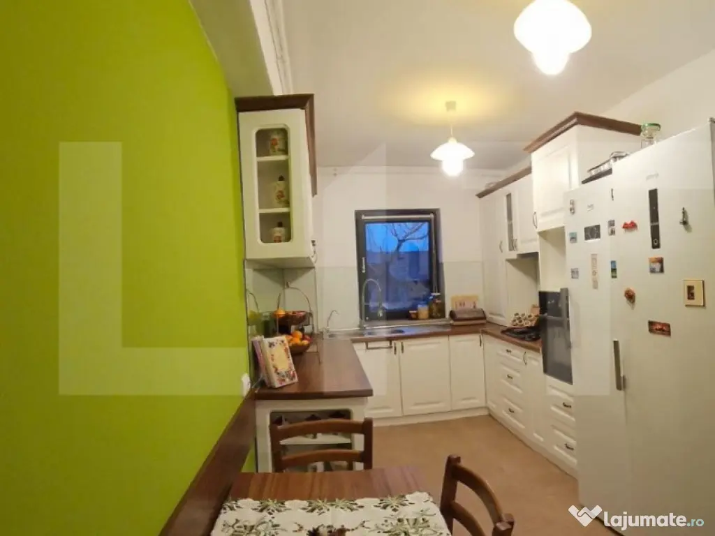 Apartament 2 camere decomandate, 56mp, 136mp gradina, la 5 m