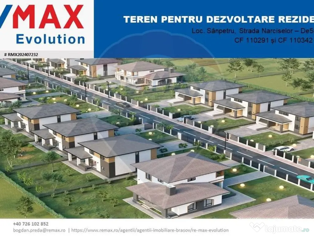 DE VÂNZARE|Teren Sânpetru - REZIDENTIAL/COMERCIAL - com...