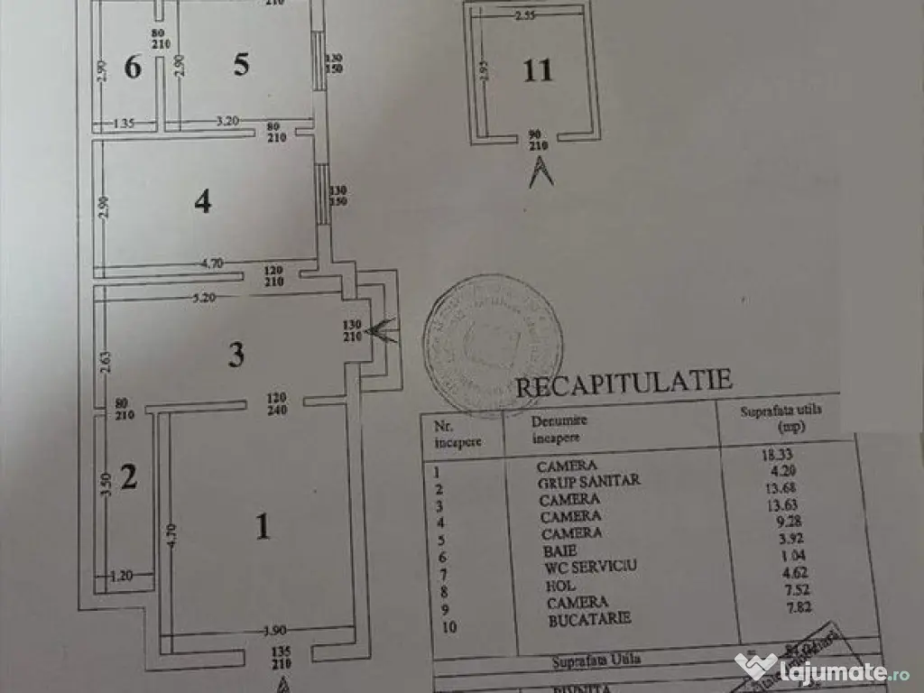 4 Camere: Calea Calarasilor-Popa Nan,curte 