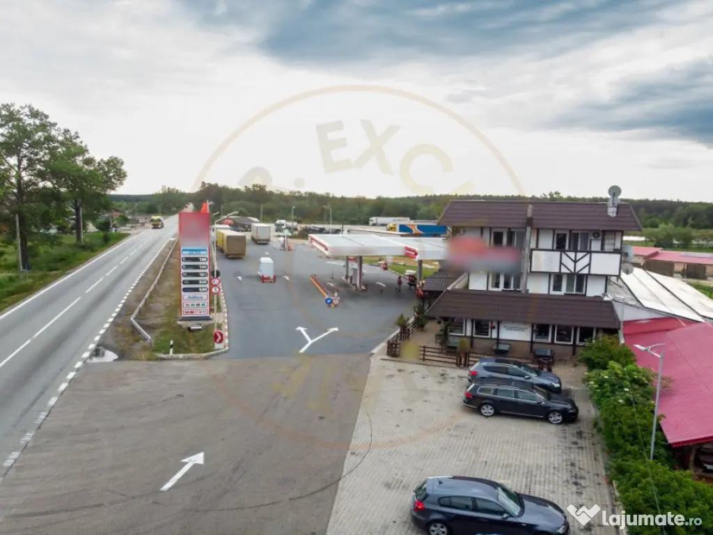 Motel, camping, piscina si lacuri de pescuit pe un teren de 