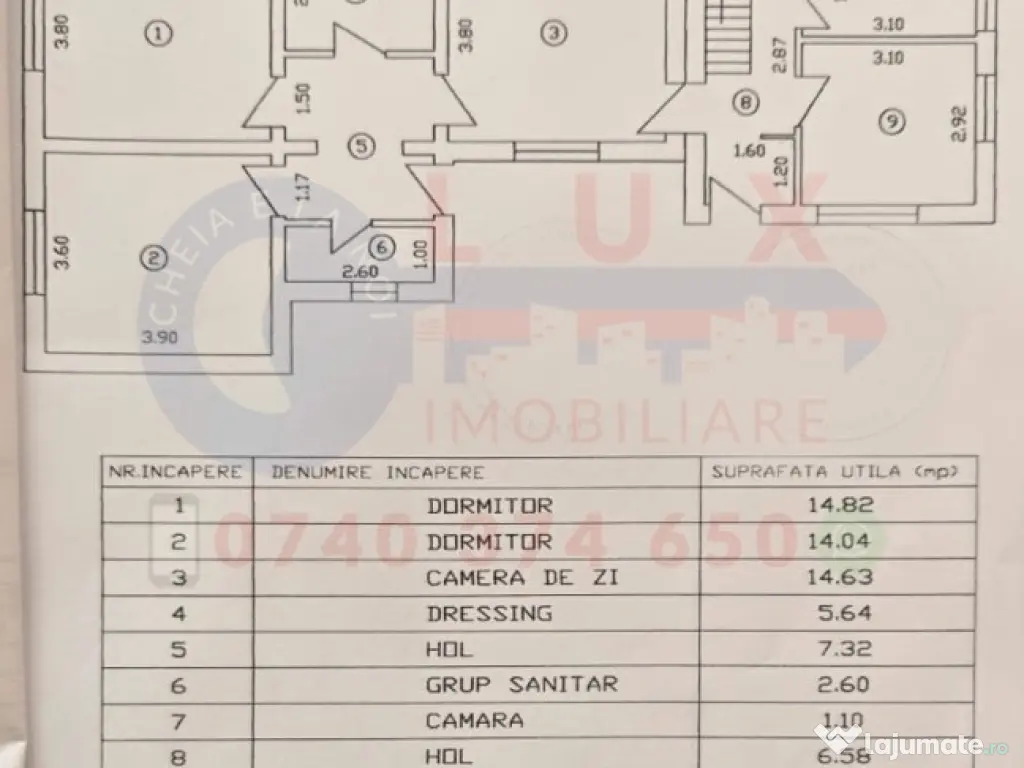 ID 6638 Vila de tip P+M in Zona CENTRALA 