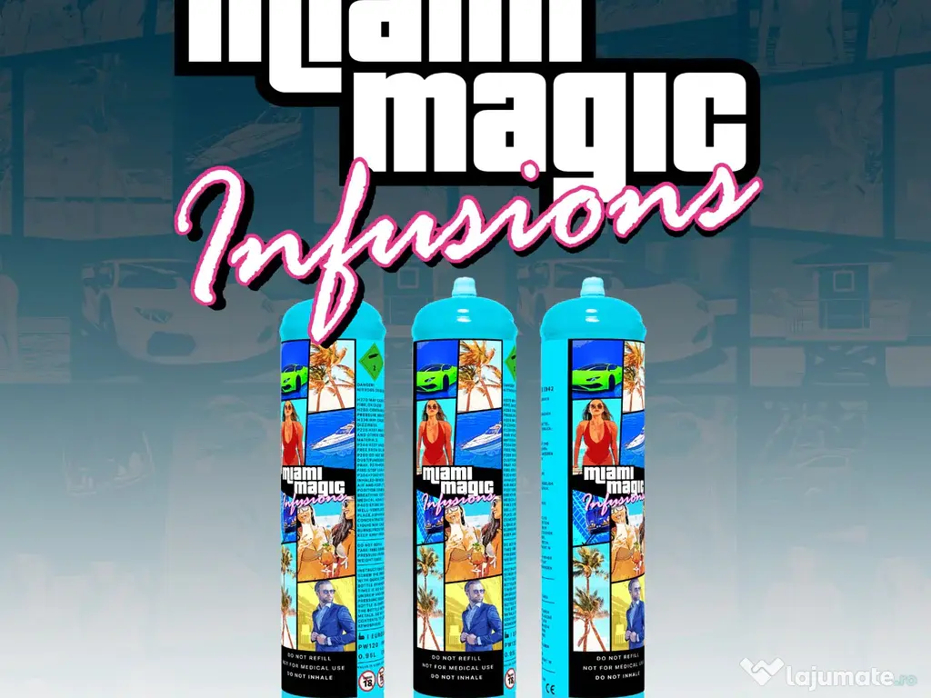 Butelie Azot Miami Magic Great Whip 700Gr 