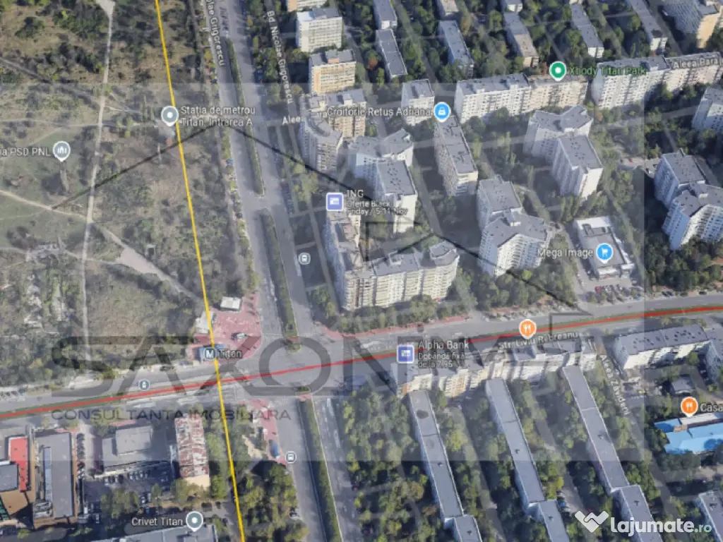 Metrou Titan apartament cu 3 camere 
