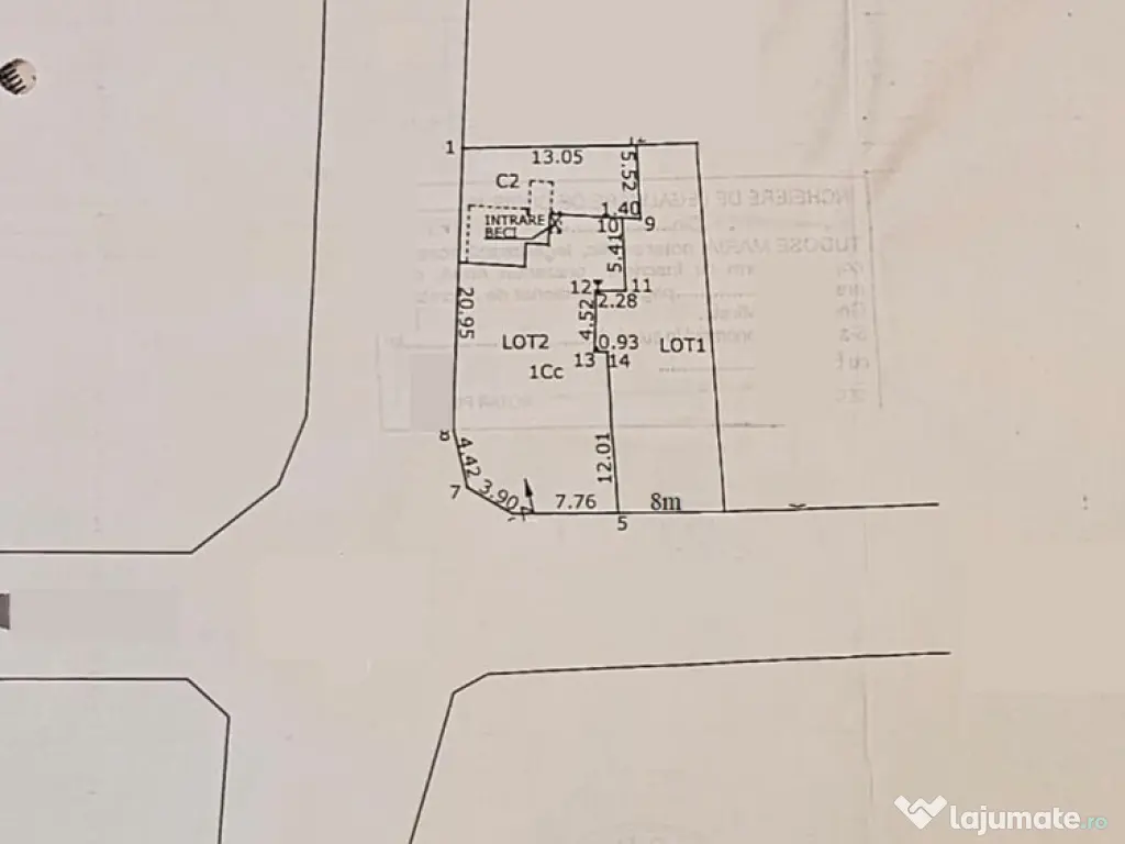 ULTRACENTRAL - teren 514 mp, 2 deschideri - 290000 euro