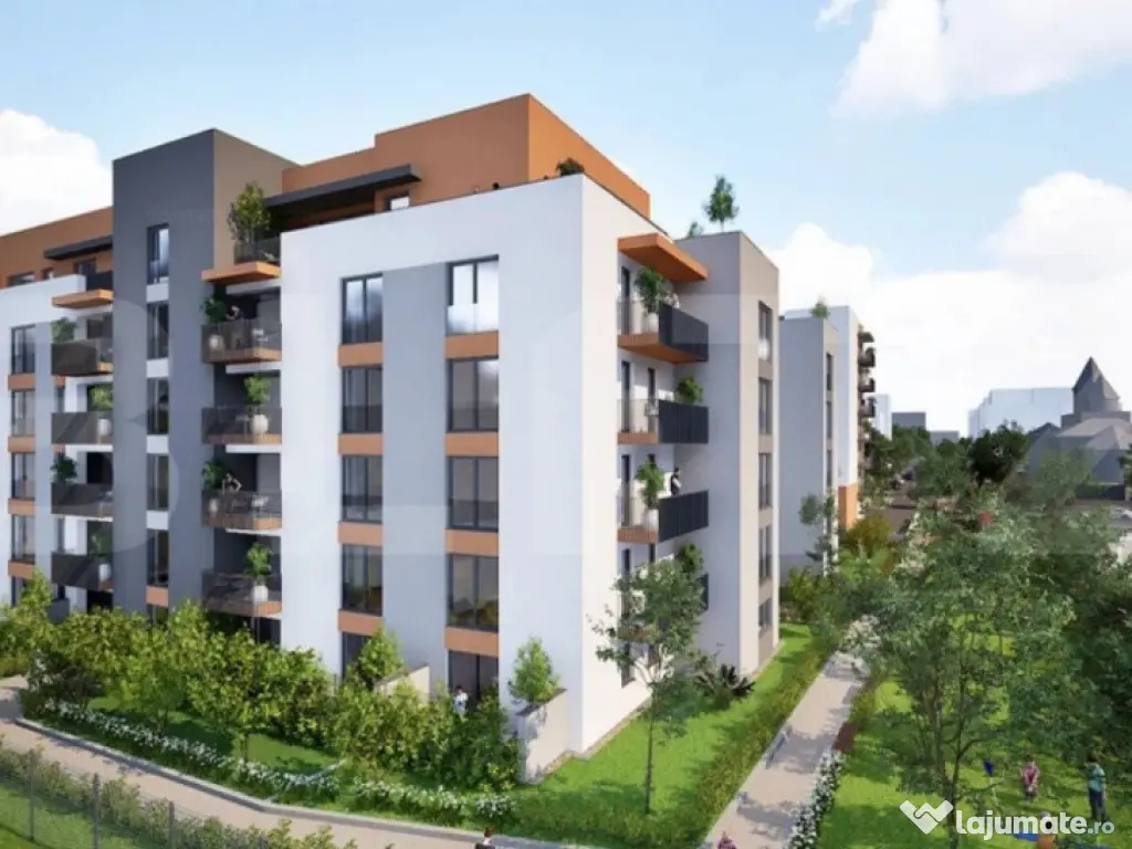 Apartament 3 camere, 72 mp, 2 balcoane, constructie noua, zo