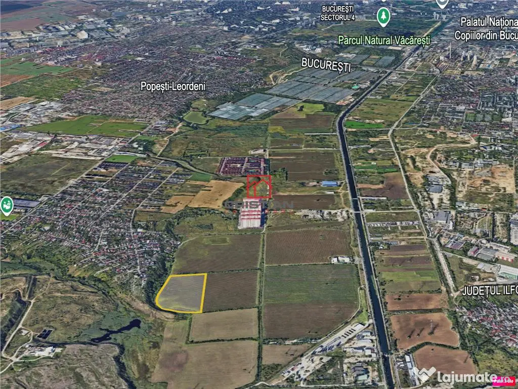 Teren Splaiul Unirii - Popesti Leordeni, ILFOV 