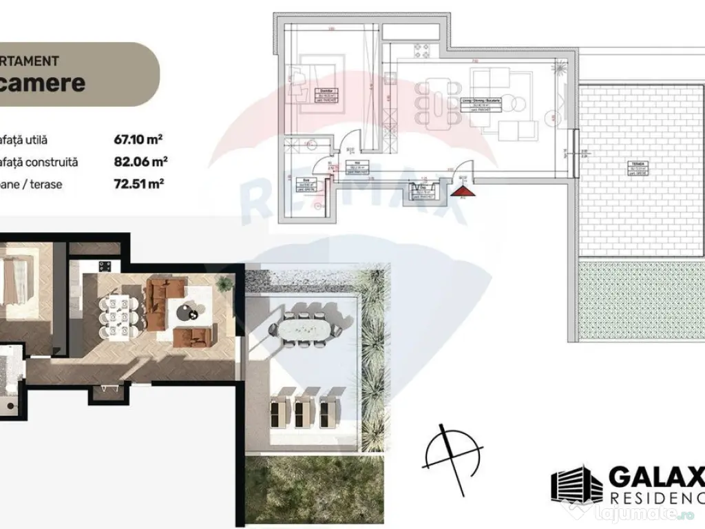 COMISION 0%| DE VANZARE| 2 CAMERE| TRACTORU| BLOC NOU|GAL... 