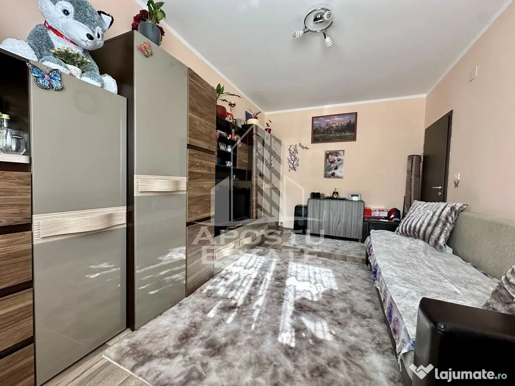 Apartament cu 3 camere in Giroc, complet mobilat si utilat. 