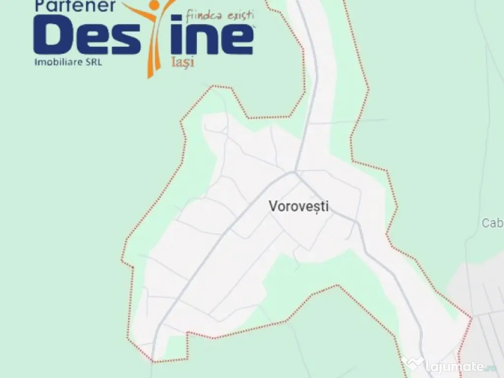 Teren intravilan 1550mp , Vorovesti-Miroslava 