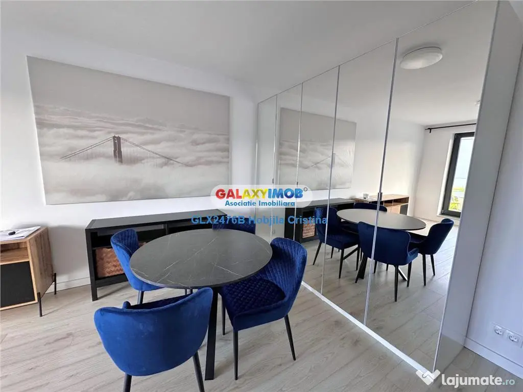 Apartament 2 camere mobilat utilat Baneasa constructie 2024 