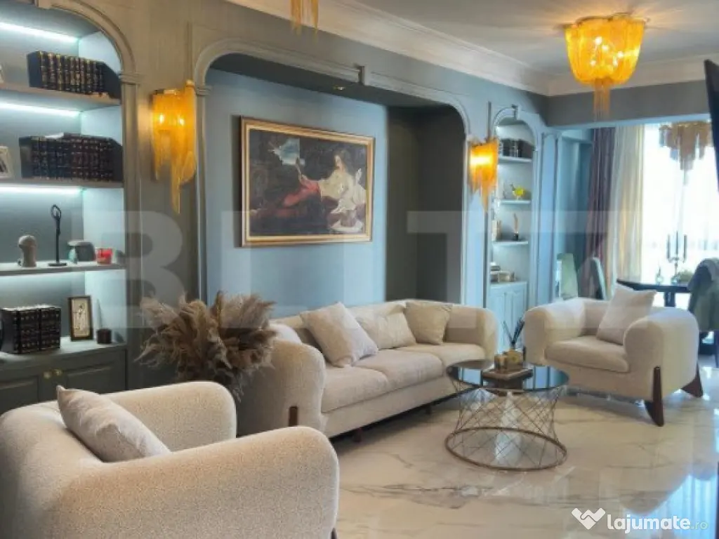 Apartament modern cu 3 camere, 98 mp, etaj intermediar, bloc