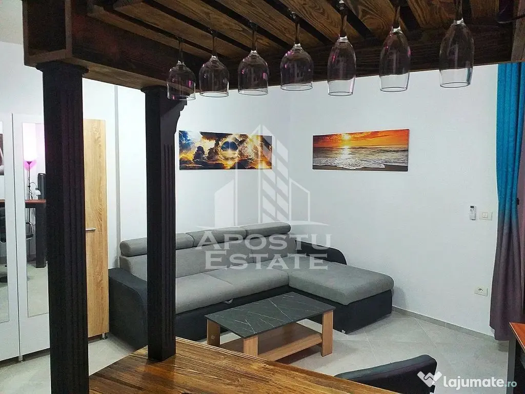 Garsoniera tip studio, centrala proprie, zona Braytim 