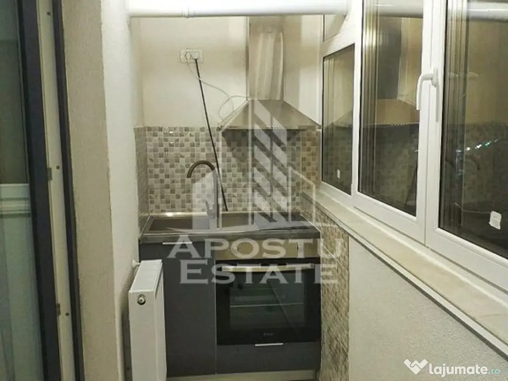 Garsoniera tip studio, centrala proprie, zona Braytim 