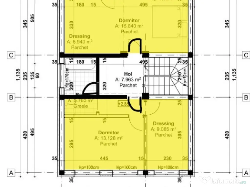 Vila la Rosu in Burdujeni