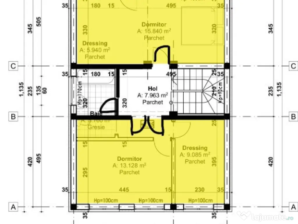 Vila la Rosu in Burdujeni