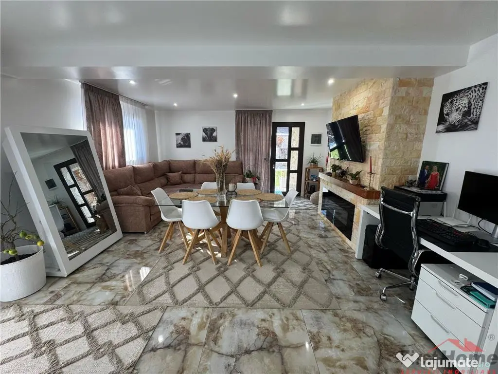 Casa P M partial mobilata de in Campineanca (toate utilitat