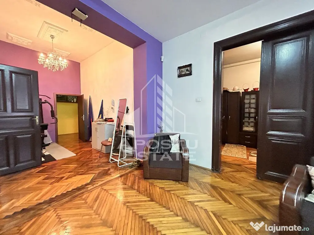 Apartament spațios 4 camere, 2 băi, parteer inalt în P... 