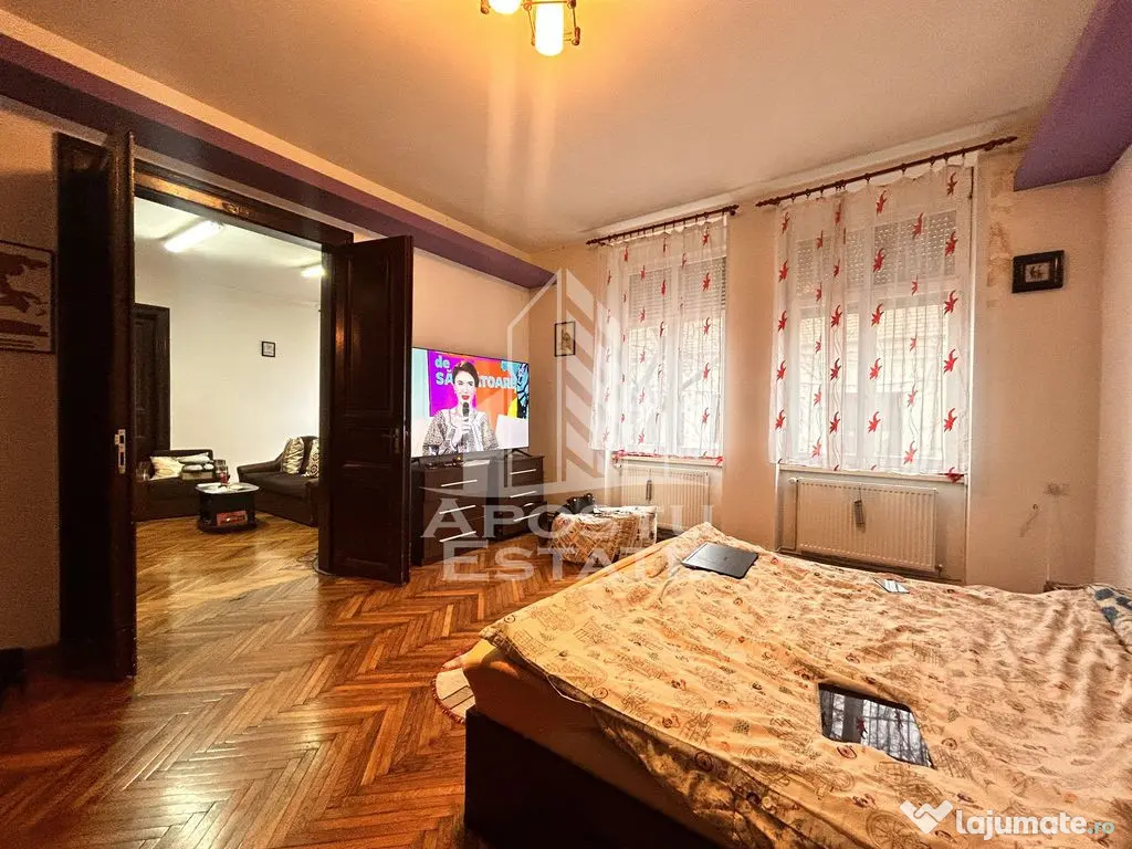 Apartament spațios 4 camere, 2 băi, parteer inalt în P... 