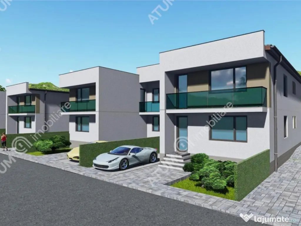 Casa cu 4 camere 2 bai curte de 50 mp zona Calea Cisnadiei S 