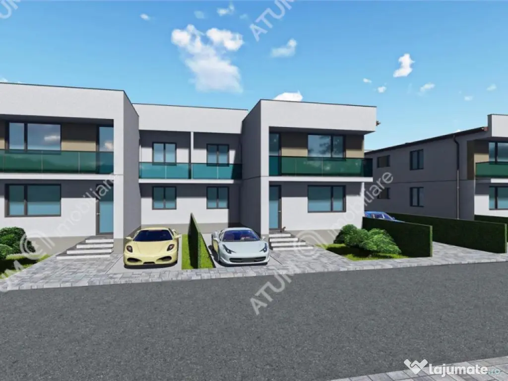 Casa cu 4 camere 2 bai curte de 50 mp zona Calea Cisnadiei S 