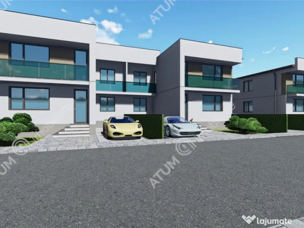 Casa cu 4 camere 2 bai curte de 50 mp zona Calea Cisnadiei S 