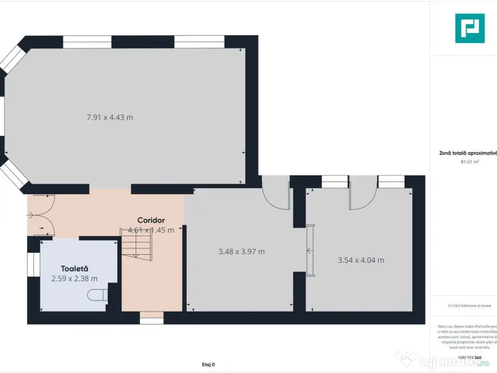 Casă la gri în Livada 