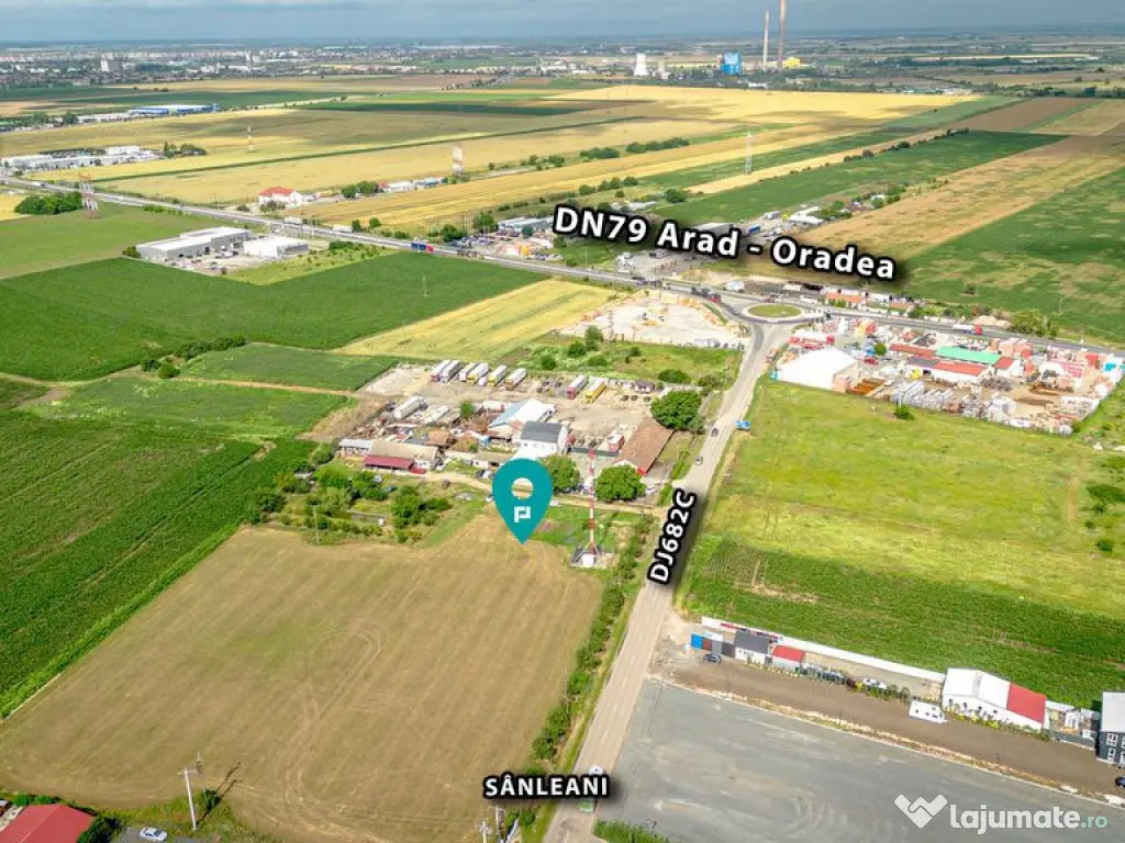 Teren intravilan 5500 mp Sânleani