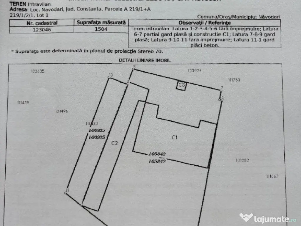 Teren Mamaia Nord + Autorizatie P+2 / Depus pentru Puz P+6 