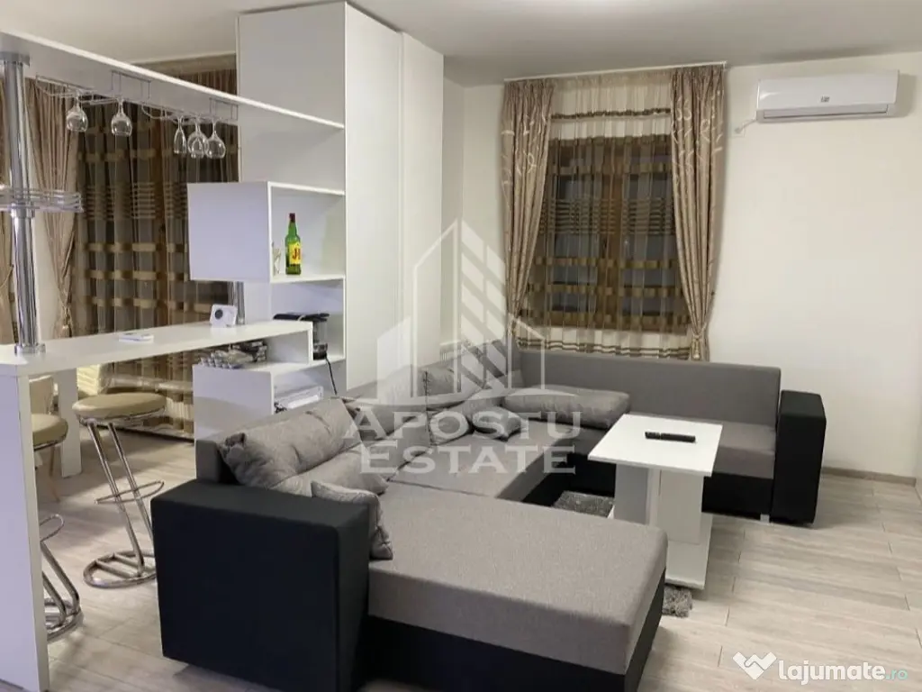 Apartament open space, cu 2 camere, bloc nou, Torontalului 