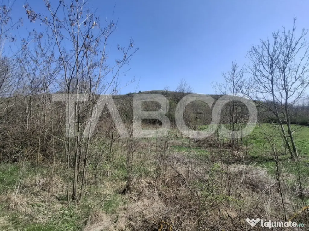 Teren intravilan de vanzare 1450 mp Slimnic Sibiu 