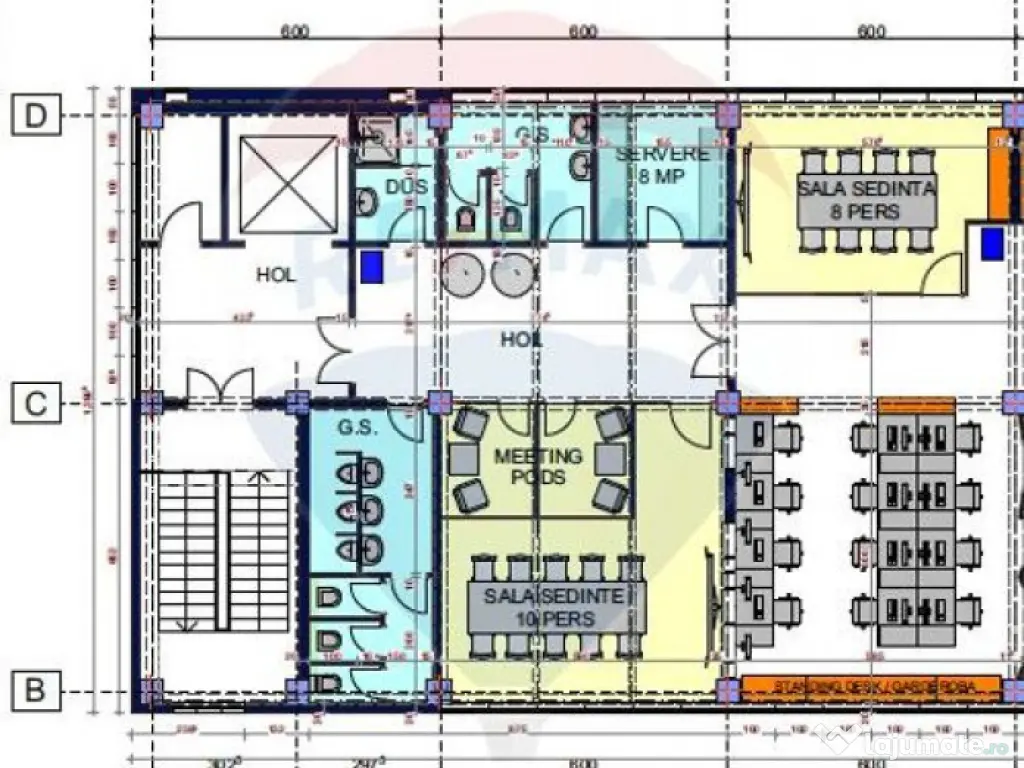 Spațiu de birouri de 330 mp de închiriat în zona Marasti 