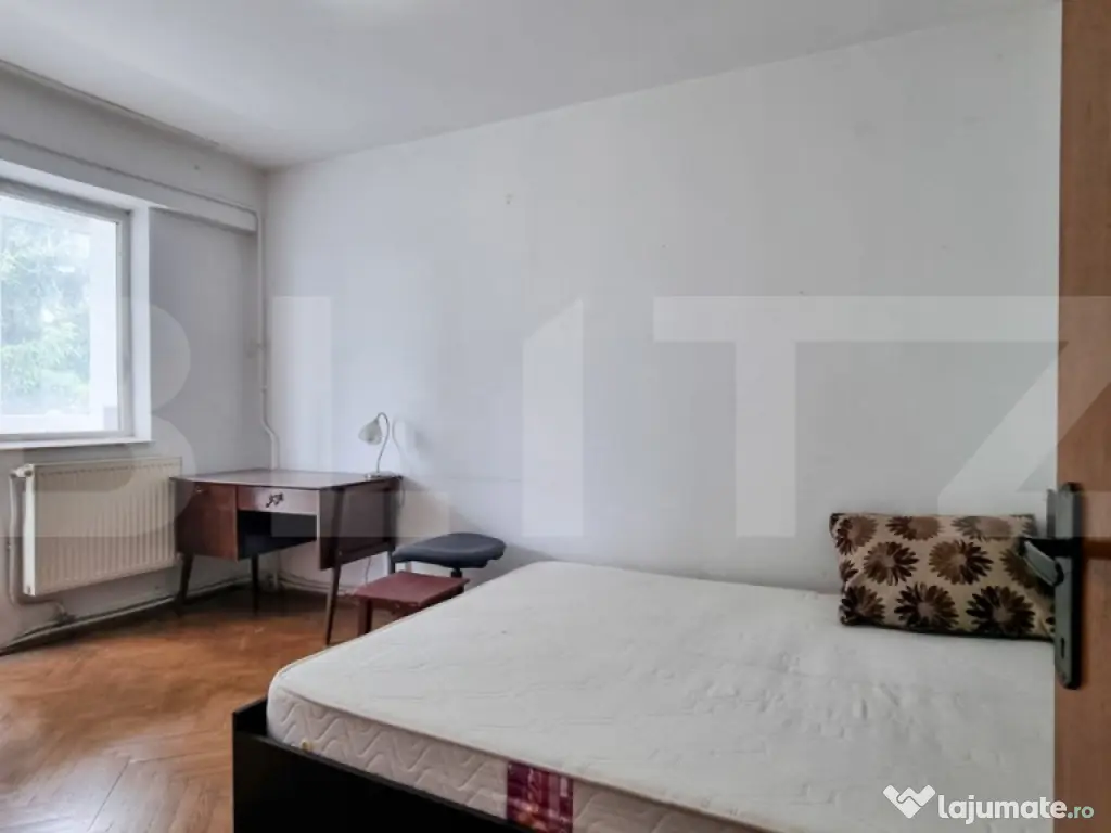 Apartament cu 4 camere decomandate + 2 balcoane, 110 mp, zon