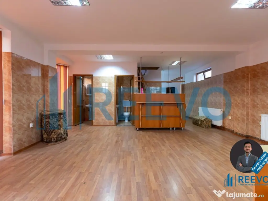 Casă + Spațiu Comercial de vânzare, Șerbanești, Bacău 