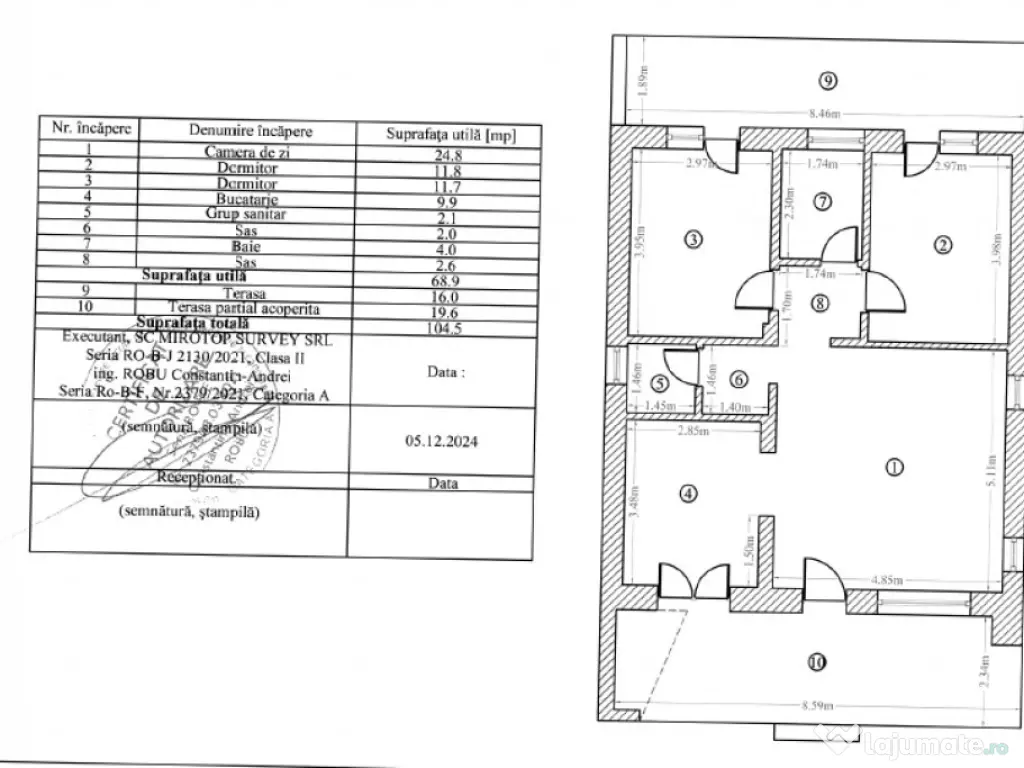 Casa parter 3 camere /Com. Berceni Ilfov
