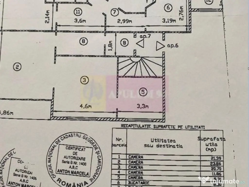 Apartament 5 camere Mitropolie 