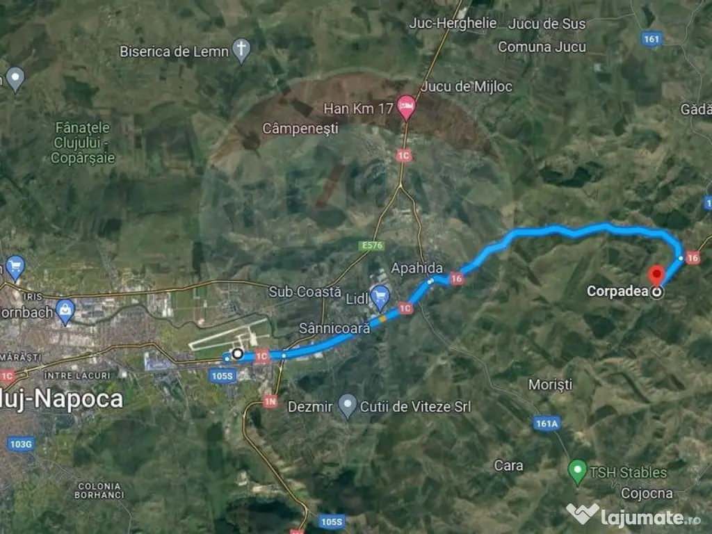 Teren de vanzare in Corpadea! 1000 MP 