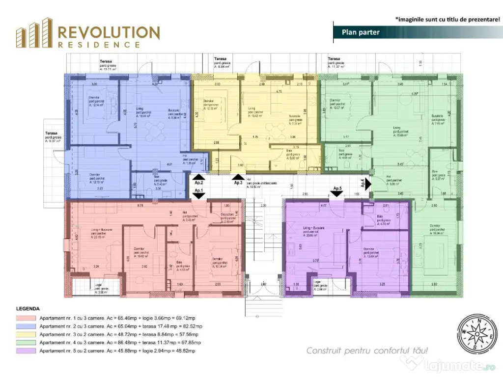COMISION 0% - Apartamente 3 camere - Oltului 13C, Baia Mare 