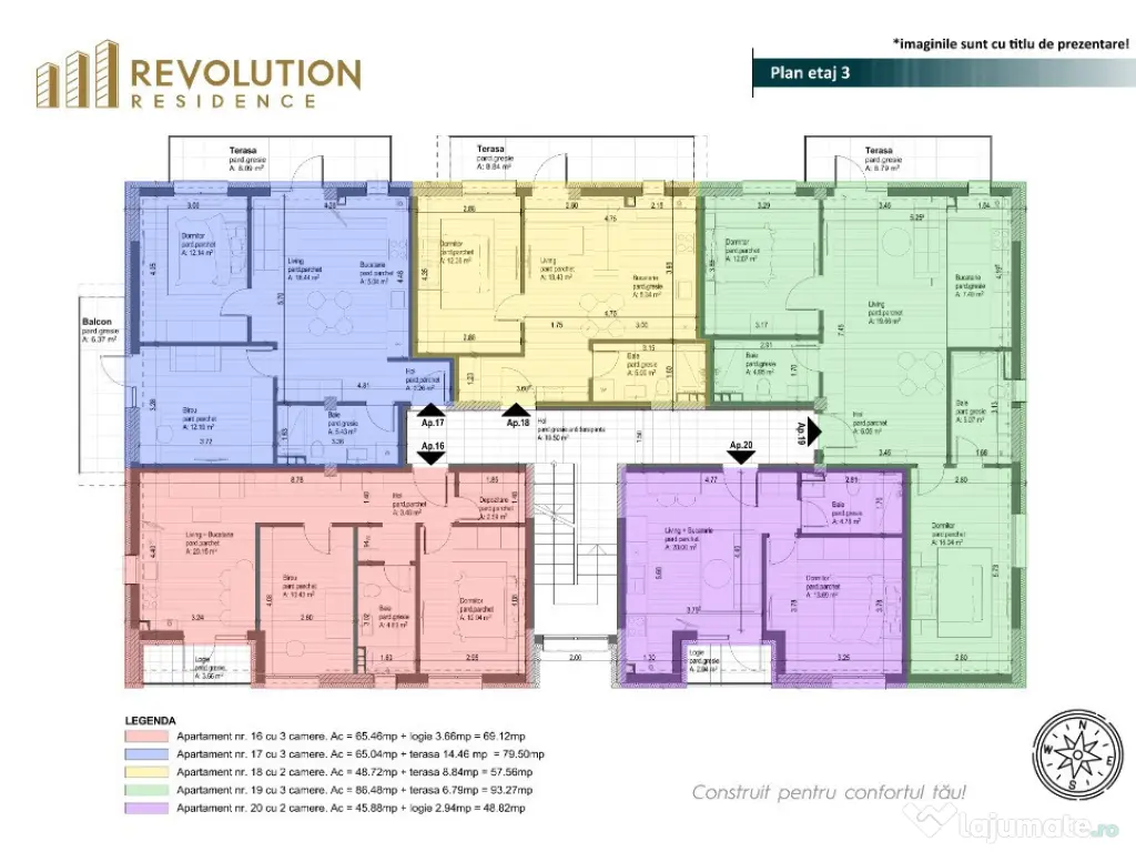 COMISION 0% - Apartamente 3 camere - Oltului 13C, Baia Mare 