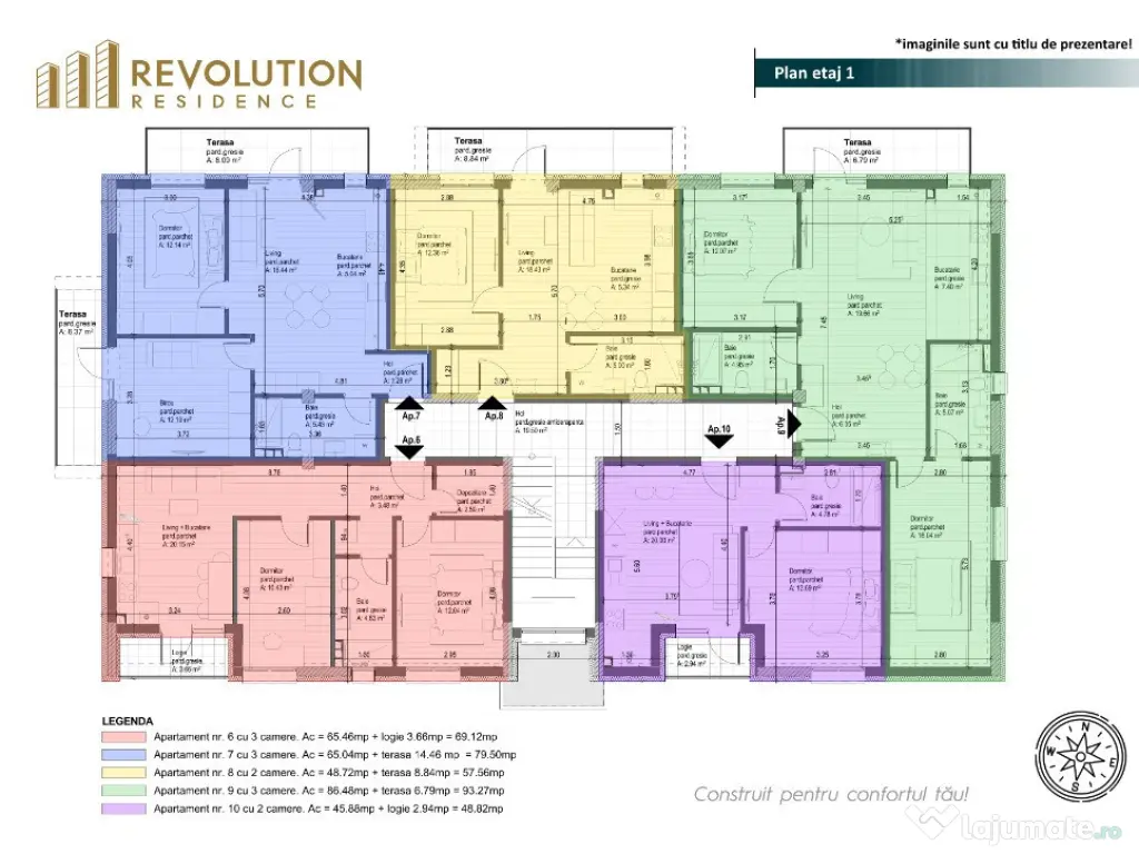 COMISION 0% - Apartamente 3 camere - Oltului 13C, Baia Mare 