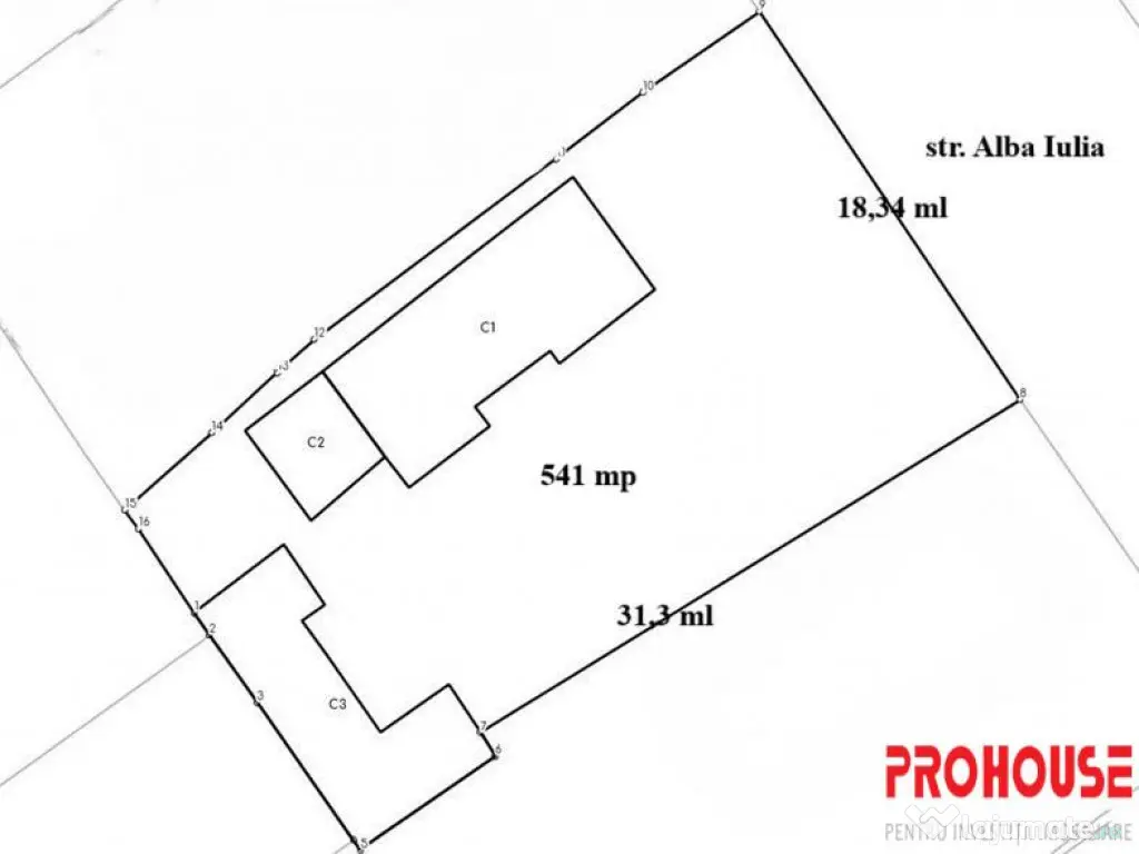 Teren intravilan, 541mp, Cartier CFR