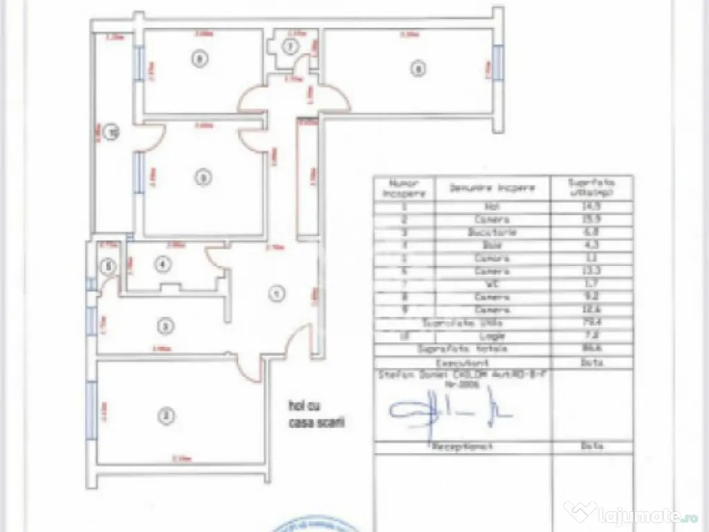 Apartament 4 camere decomandate Vasile Aaron