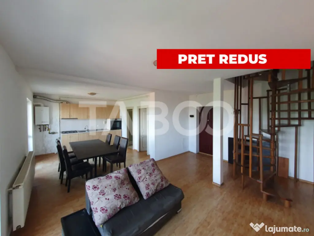 Apartament 3 camere decomandat 80 mp + balcon cu scara inte 