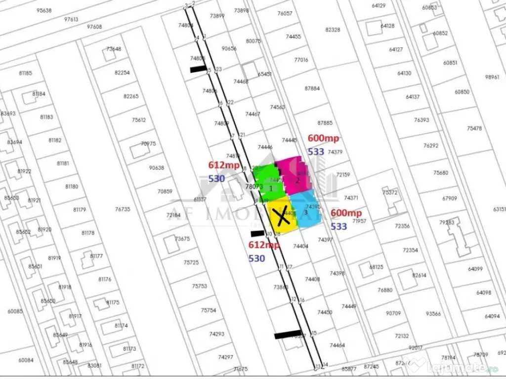 Valea Ursului aproape de padure 2 LOTURI de 600mp cu utilita 