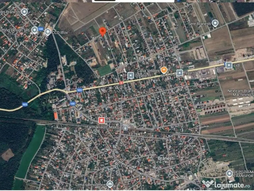 Teren intravilan Branesti, cota parte 1/3, ID: R2588284 