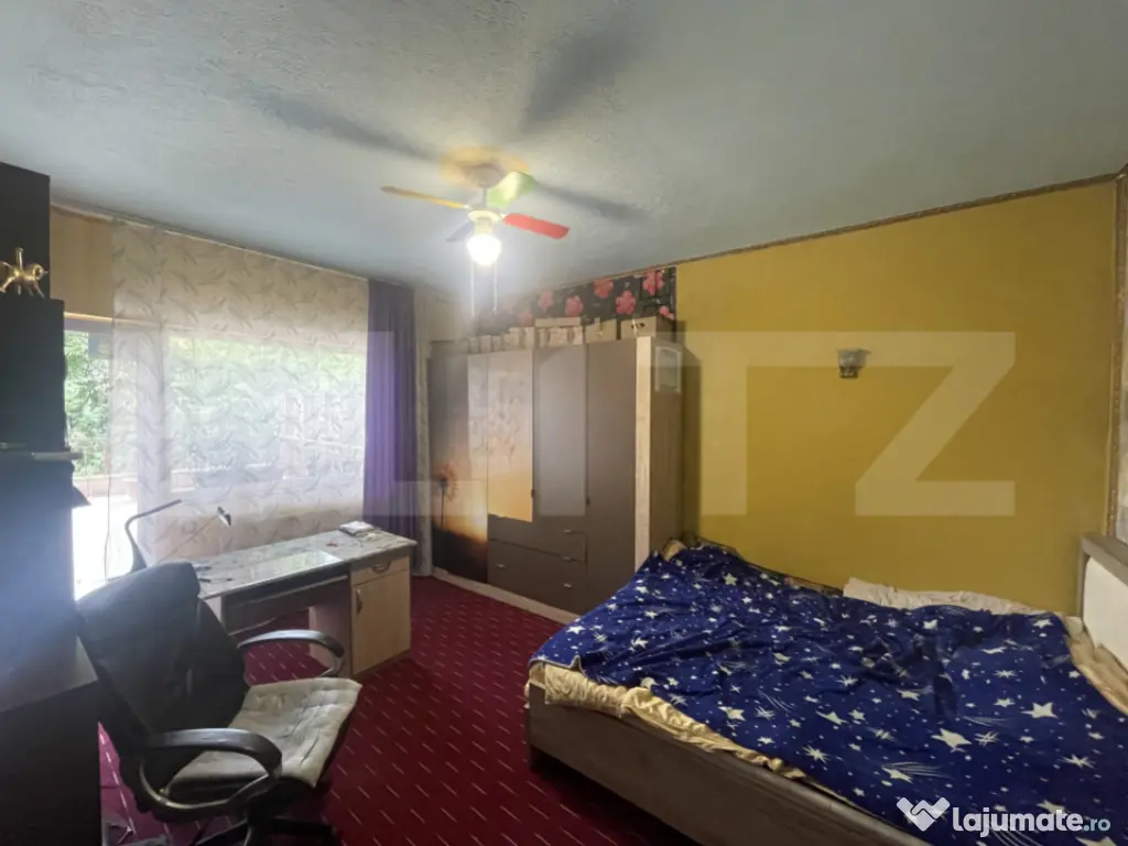 Apartament 3 camere, 80 mp, 2 terase mari, mobilat complet,