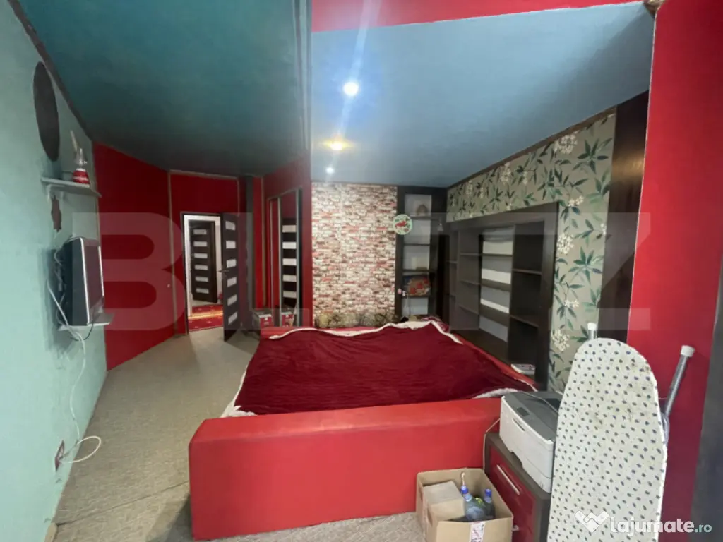 Apartament 3 camere, 80 mp, 2 terase mari, mobilat complet,