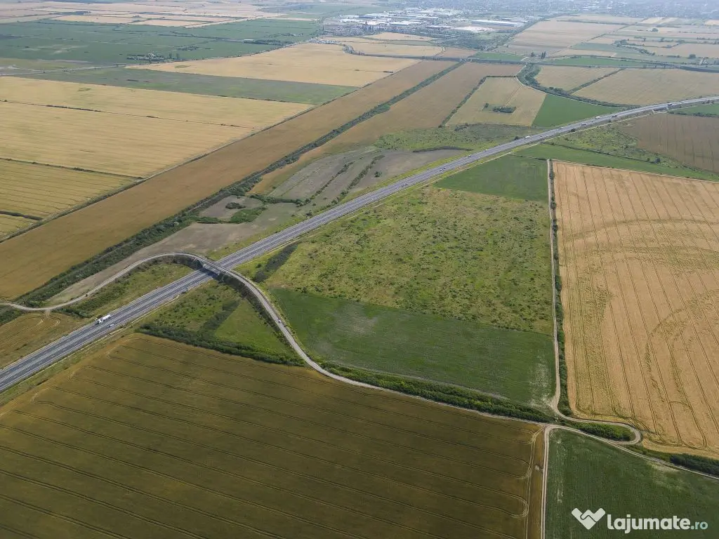 Teren 12 ha la Autostrada A1 cu PUZ aprobat 