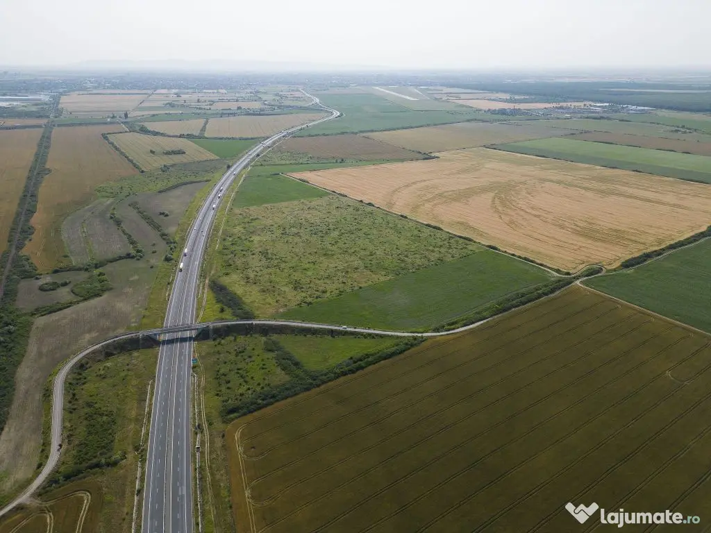 Teren 12 ha la Autostrada A1 cu PUZ aprobat 